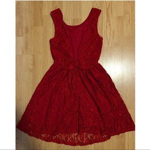 Red Lace Dress